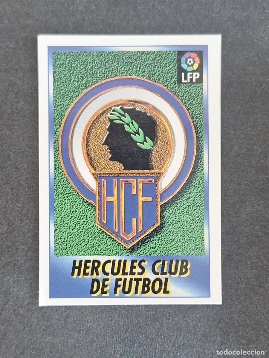 Cromos de f&uacute;tbol: L1 ESCUDO HERCULES C. F. 118 BOLLYCAO FUTBOL LIGA 1996 1997 96 97 NUNCA PEGADO SIN PEGAR