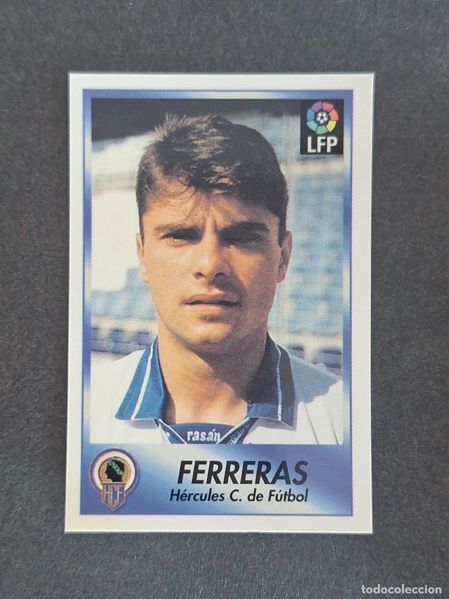 Cromos de f&uacute;tbol: L1 FERRERAS HERCULES C. F. 121 BOLLYCAO FUTBOL LIGA 1996 1997 96 97 NUNCA PEGADO SIN PEGAR