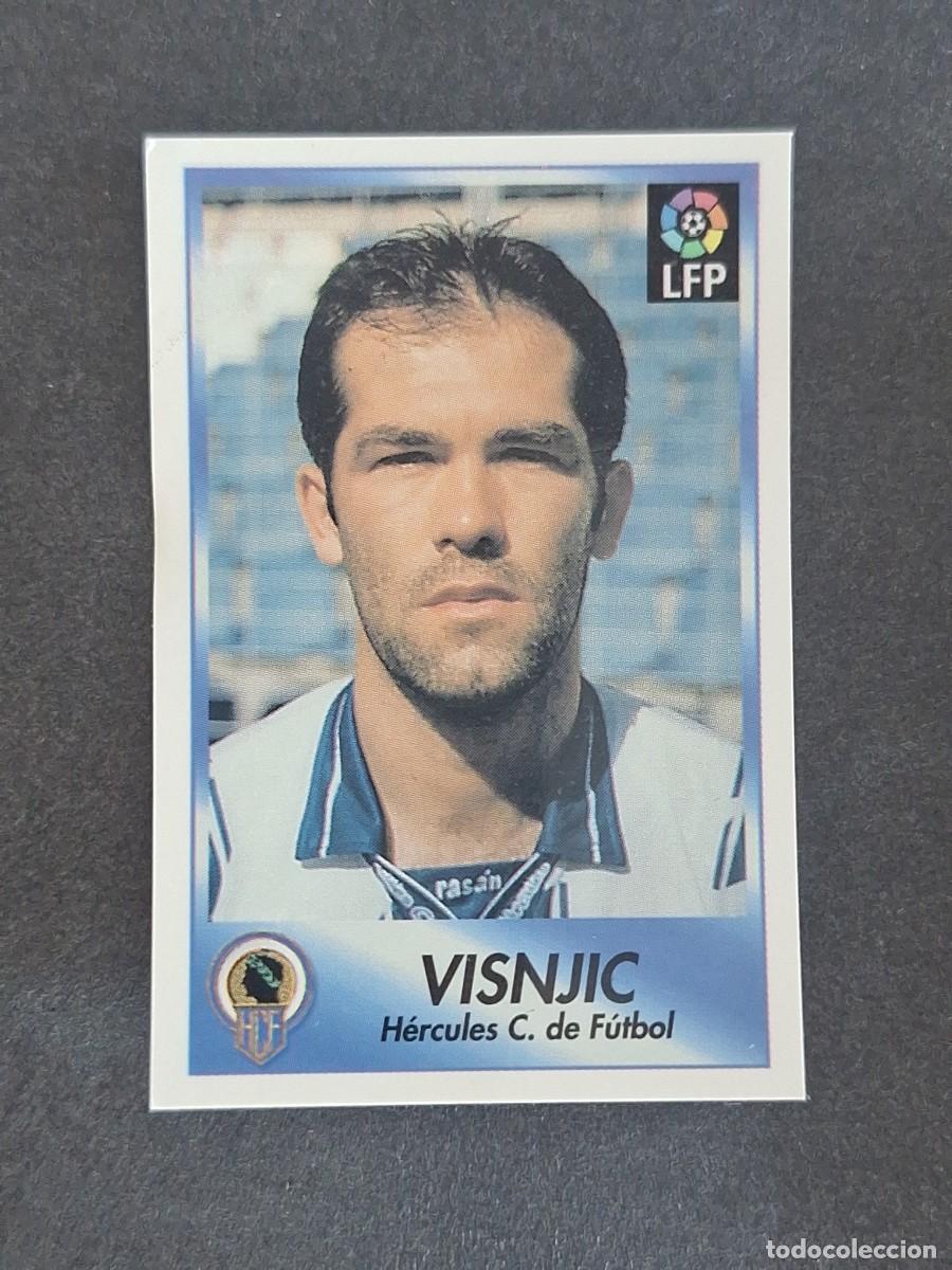 Fu&szlig;ball-Sticker: L1 VISNJIC HERCULES C. F. 127 BOLLYCAO FUTBOL LIGA 1996 1997 96 97 NUNCA PEGADO SIN PEGAR