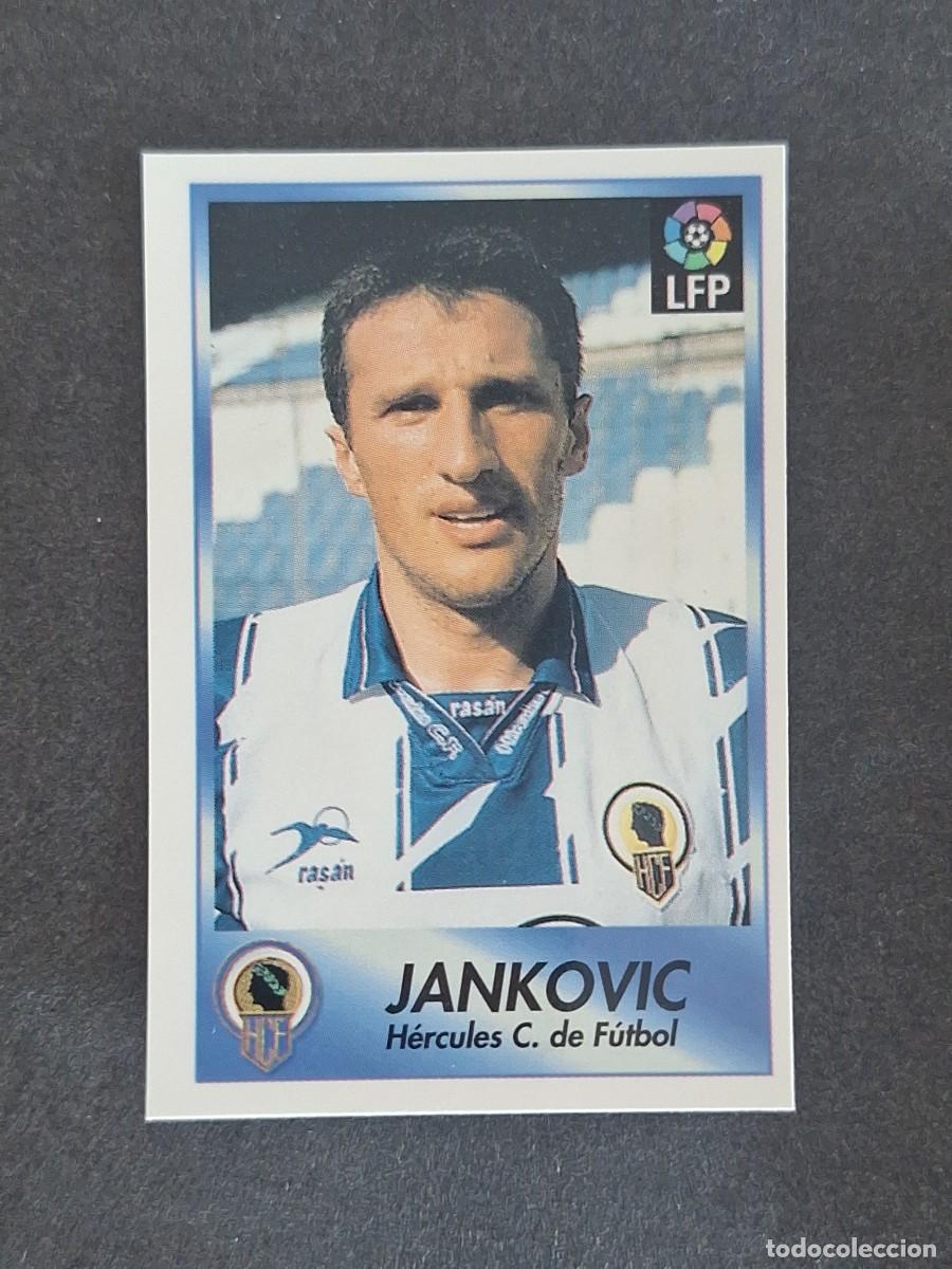 Fu&szlig;ball-Sticker: L1 JANKOVIC HERCULES C. F. 129 BOLLYCAO FUTBOL LIGA 1996 1997 96 97 NUNCA PEGADO SIN PEGAR