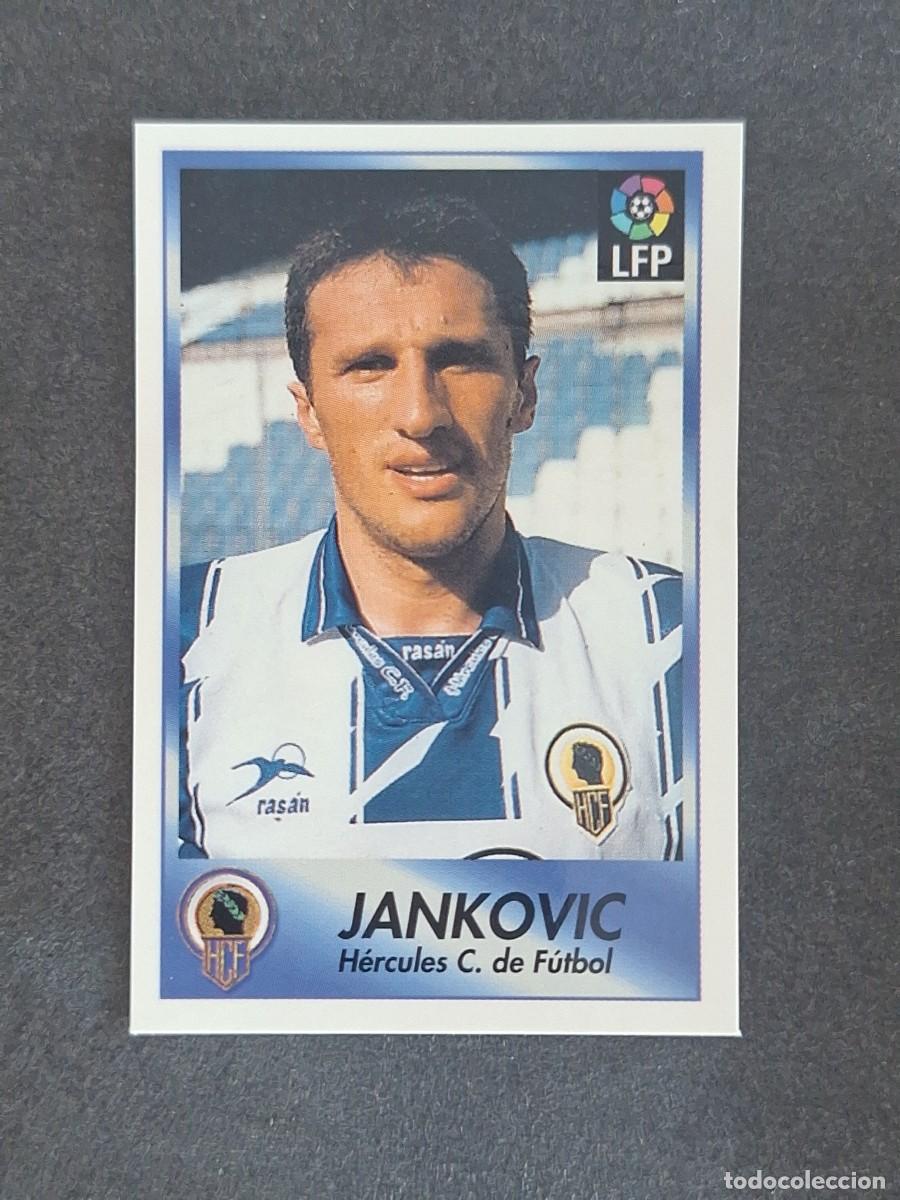 Fu&szlig;ball-Sticker: L1 JANKOVIC HERCULES C. F. 129 BOLLYCAO FUTBOL LIGA 1996 1997 96 97 NUNCA PEGADO SIN PEGAR