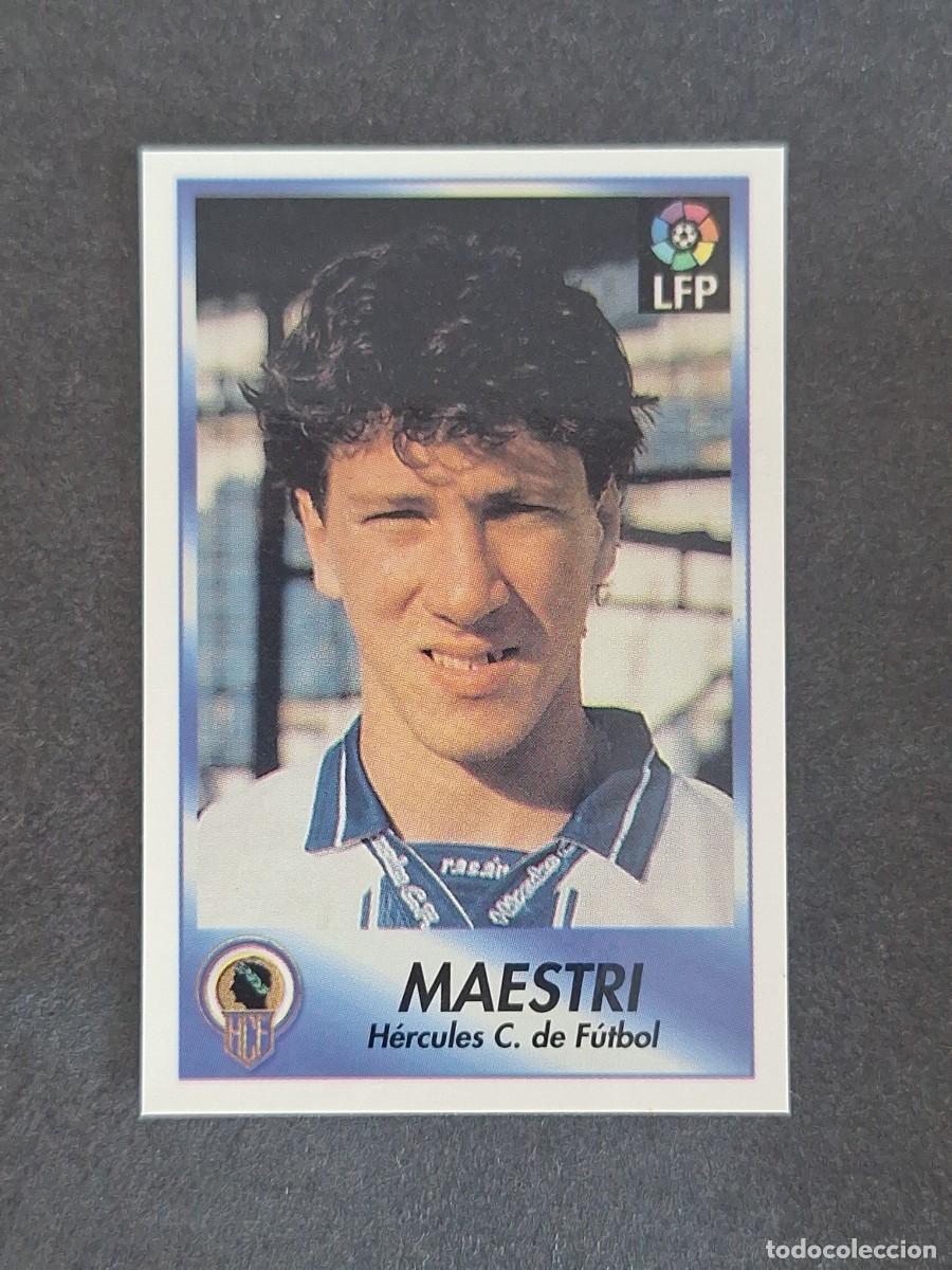 Fu&szlig;ball-Sticker: L1 MAESTRI HERCULES C. F. 130 BOLLYCAO FUTBOL LIGA 1996 1997 96 97 NUNCA PEGADO SIN PEGAR