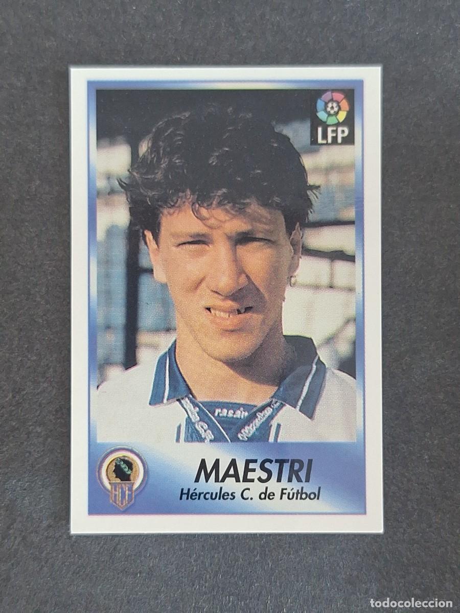 Fu&szlig;ball-Sticker: L1 MAESTRI HERCULES C. F. 130 BOLLYCAO FUTBOL LIGA 1996 1997 96 97 NUNCA PEGADO SIN PEGAR