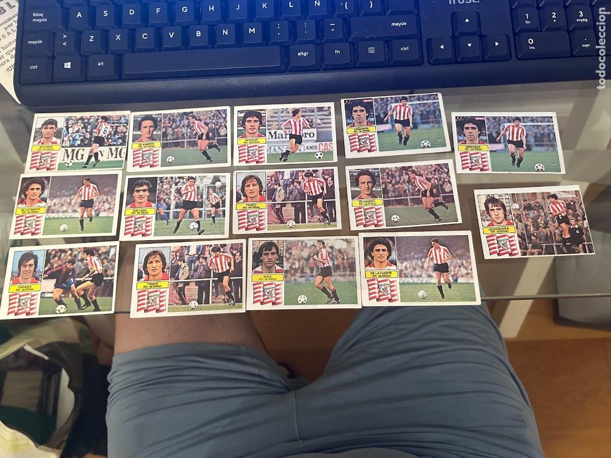Cromos de Futebol: LIGA 82 83 ATHLETIC DE BILBAO URQUIAGA Y 13 MAS SE VENDEN SUELTOS NUEVOS RELACION EN DESCRIPCION