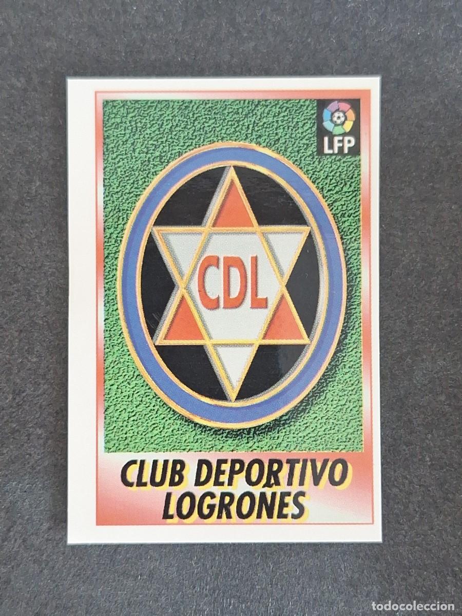 Fu&szlig;ball-Sticker: L1 ESCUDO C. D. LOGRO&Ntilde;ES 131 BOLLYCAO FUTBOL LIGA 1996 1997 96 97 NUNCA PEGADO SIN PEGAR