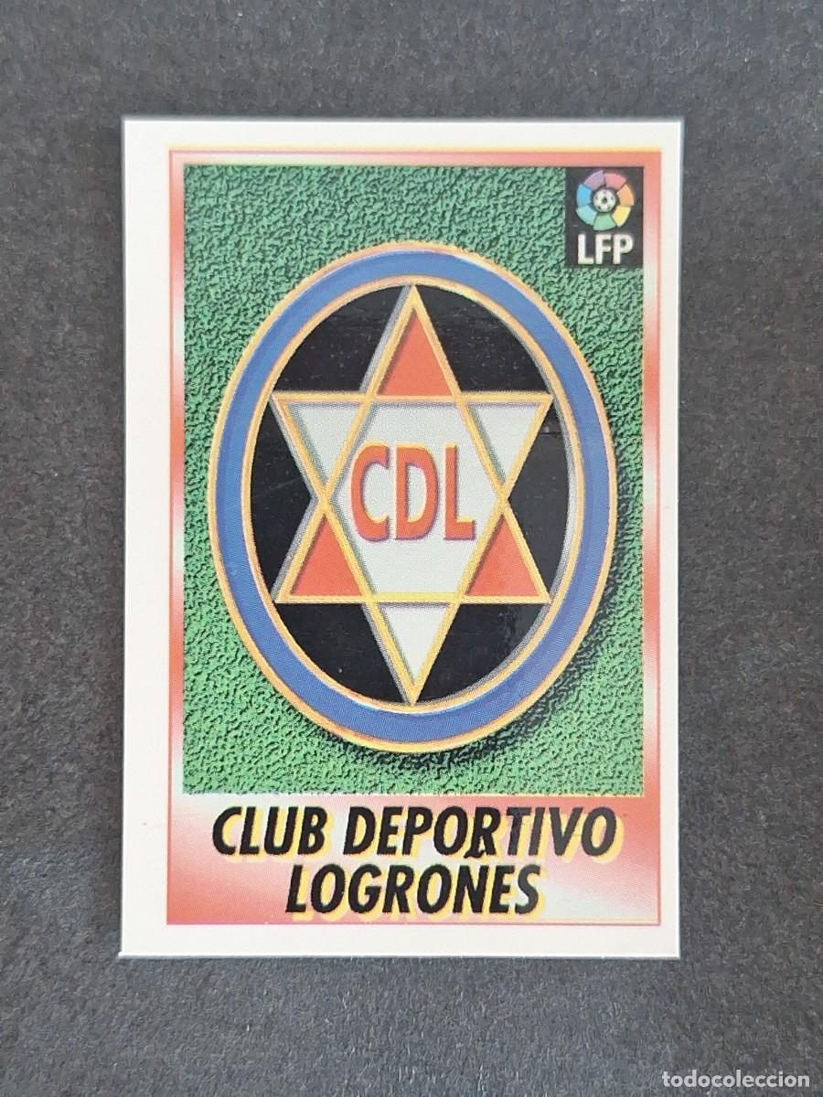 Fu&szlig;ball-Sticker: L1 ESCUDO C. D. LOGRO&Ntilde;ES 131 BOLLYCAO FUTBOL LIGA 1996 1997 96 97 NUNCA PEGADO SIN PEGAR