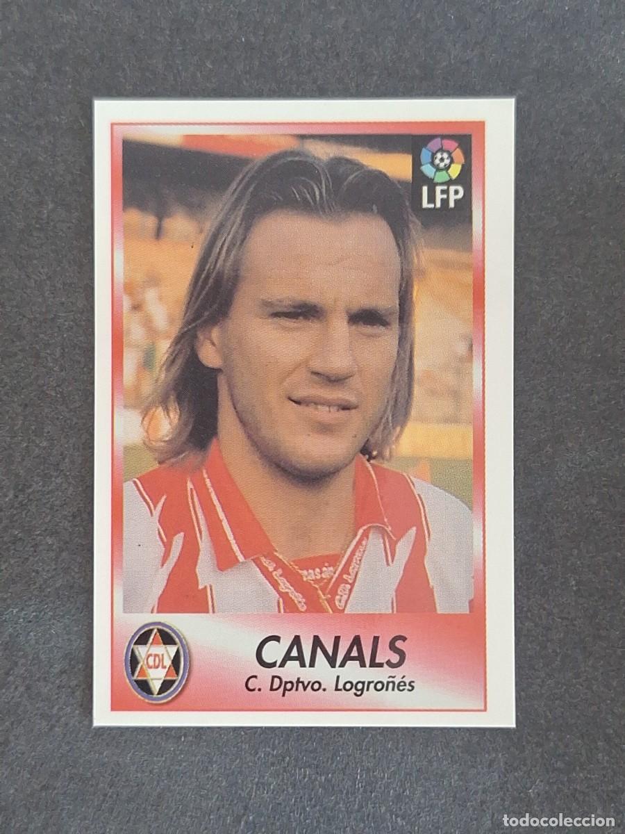 Fu&szlig;ball-Sticker: L1 CANALS C. D. LOGRO&Ntilde;ES 135 BOLLYCAO FUTBOL LIGA 1996 1997 96 97 NUNCA PEGADO SIN PEGAR