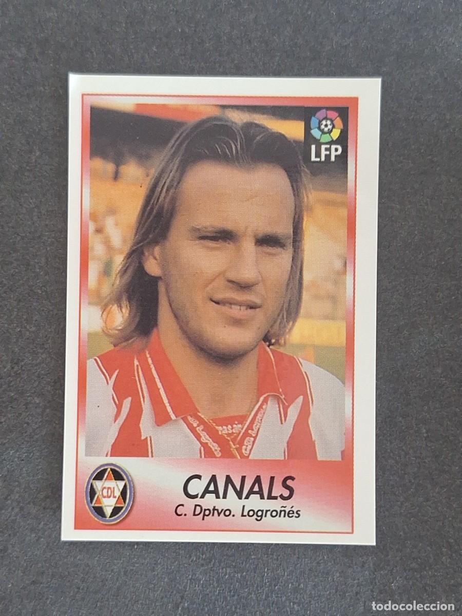 Fu&szlig;ball-Sticker: L1 CANALS C. D. LOGRO&Ntilde;ES 135 BOLLYCAO FUTBOL LIGA 1996 1997 96 97 NUNCA PEGADO SIN PEGAR