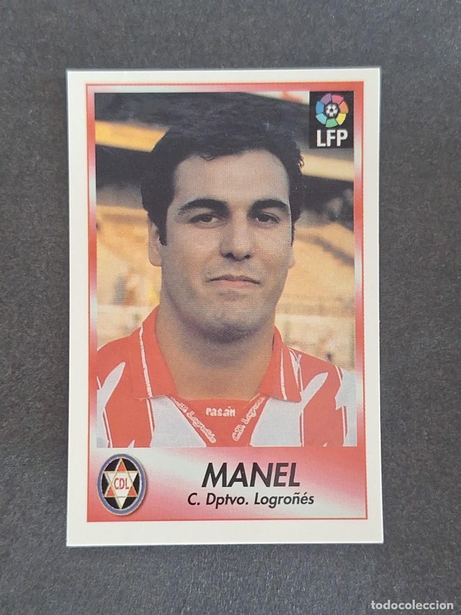 Figurine di Calcio: L1 MANEL C. D. LOGRO&Ntilde;ES 140 BOLLYCAO FUTBOL LIGA 1996 1997 96 97 NUNCA PEGADO SIN PEGAR