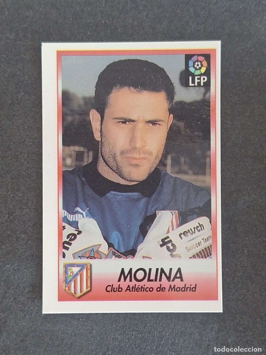 Cromos de f&uacute;tbol: L1 MOLINA ATLETICO DE MADRID 145 BOLLYCAO FUTBOL LIGA 1996 1997 96 97 NUNCA PEGADO SIN PEGAR