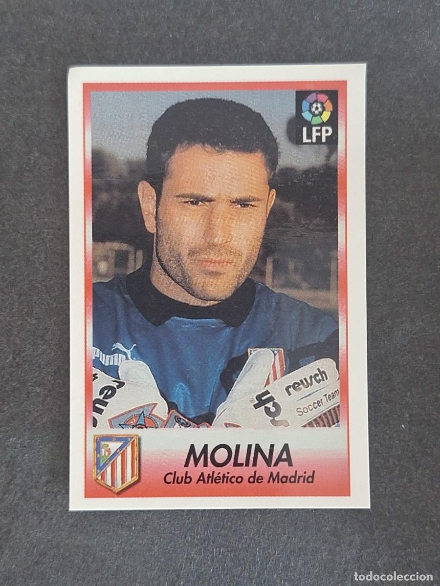 Cromos de f&uacute;tbol: L1 MOLINA ATLETICO DE MADRID 145 BOLLYCAO FUTBOL LIGA 1996 1997 96 97 NUNCA PEGADO SIN PEGAR