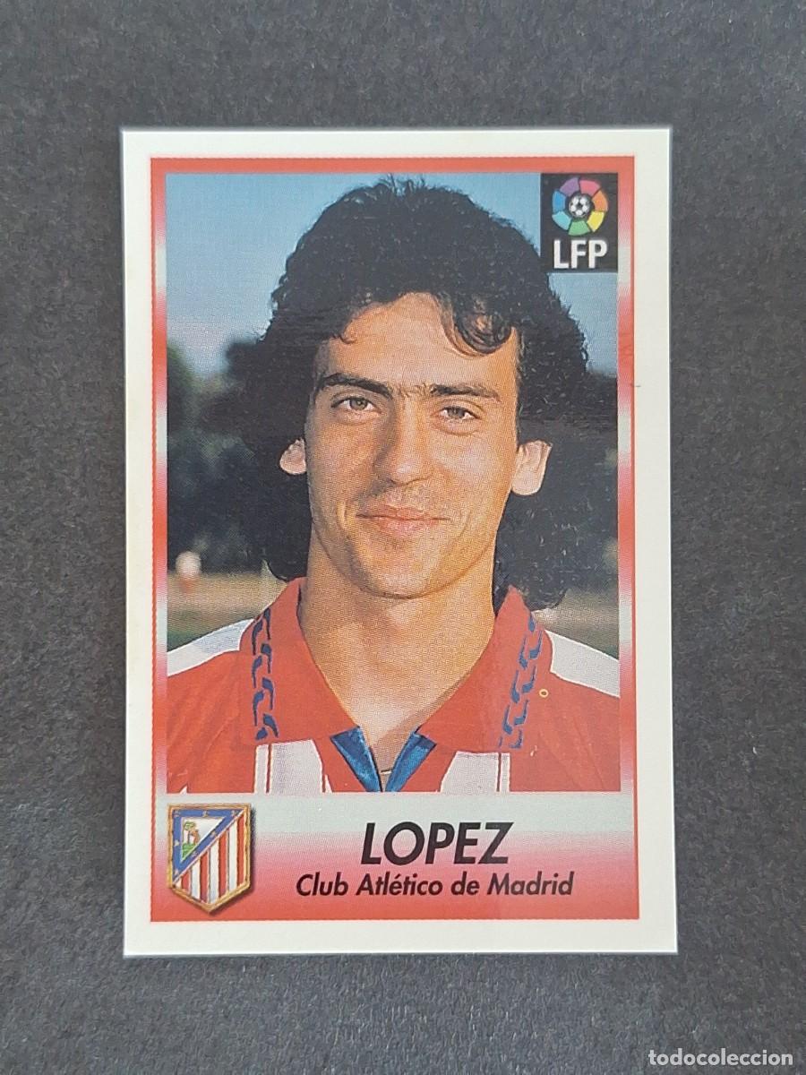 Cromos de f&uacute;tbol: L1 LOPEZ ATLETICO DE MADRID 146 BOLLYCAO FUTBOL LIGA 1996 1997 96 97 NUNCA PEGADO SIN PEGAR