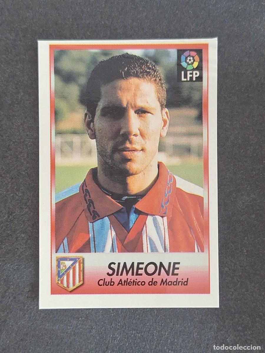 Cromos de f&uacute;tbol: L1 SIMEONE ATLETICO DE MADRID 150 BOLLYCAO FUTBOL LIGA 1996 1997 96 97 NUNCA PEGADO SIN PEGAR