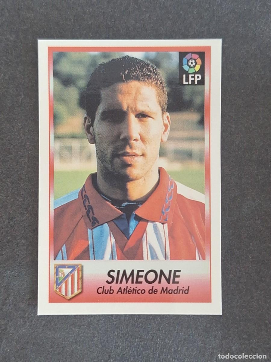 Cromos de f&uacute;tbol: L1 SIMEONE ATLETICO DE MADRID 150 BOLLYCAO FUTBOL LIGA 1996 1997 96 97 NUNCA PEGADO SIN PEGAR