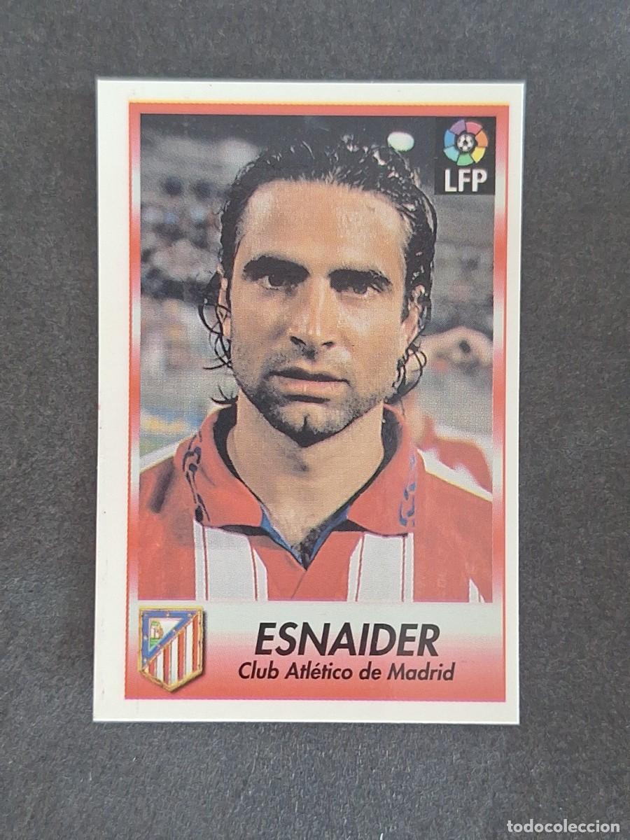 Cromos de f&uacute;tbol: L1 ESNAIDER ATLETICO DE MADRID 155 BOLLYCAO FUTBOL LIGA 1996 1997 96 97 NUNCA PEGADO SIN PEGAR