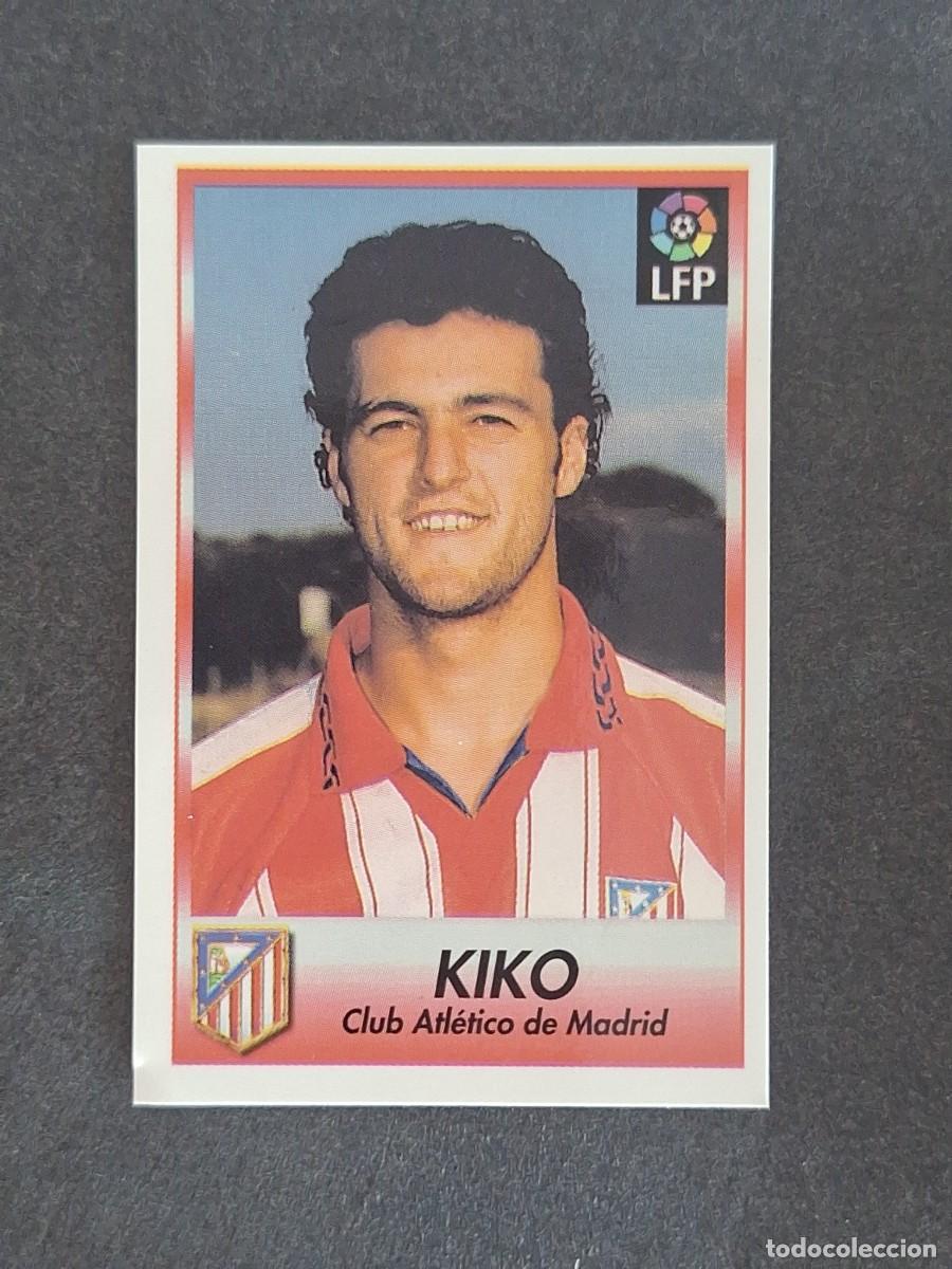 Cromos de f&uacute;tbol: L1 KIKO ATLETICO DE MADRID 156 BOLLYCAO FUTBOL LIGA 1996 1997 96 97 NUNCA PEGADO SIN PEGAR