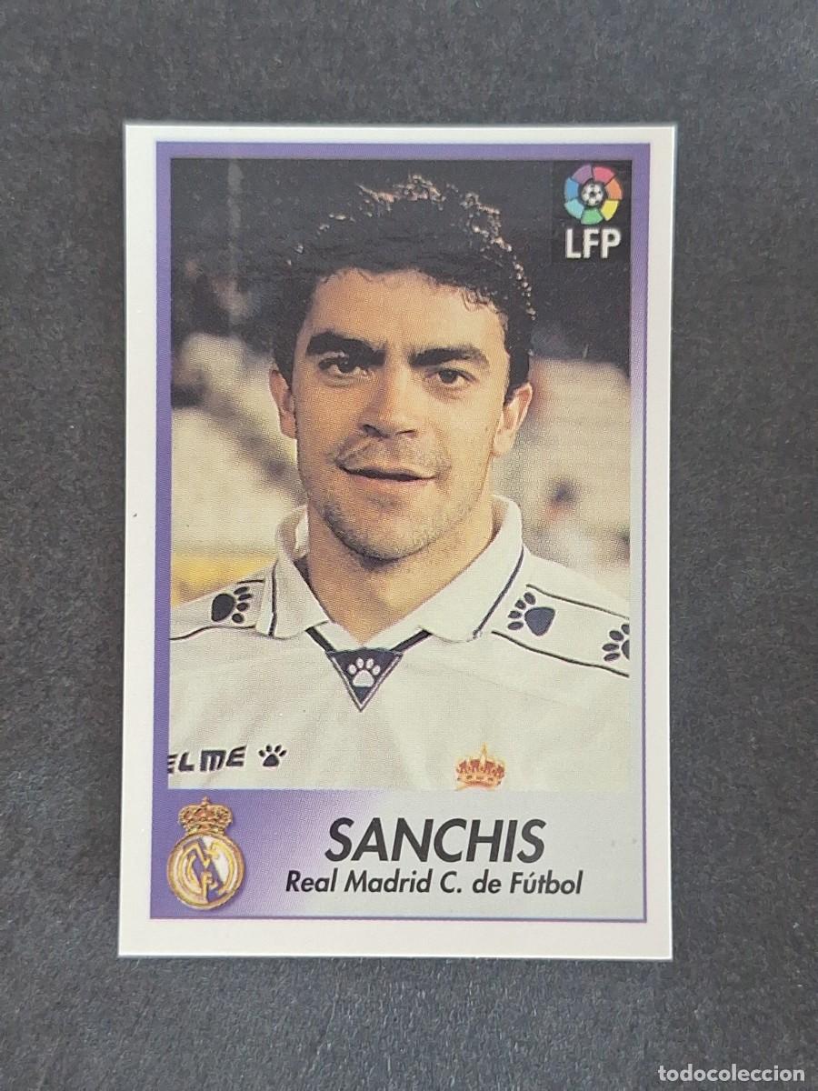 Cromos de f&uacute;tbol: L1 SANCHIS REAL MADRID 161 BOLLYCAO FUTBOL LIGA 1996 1997 96 97 NUNCA PEGADO SIN PEGAR