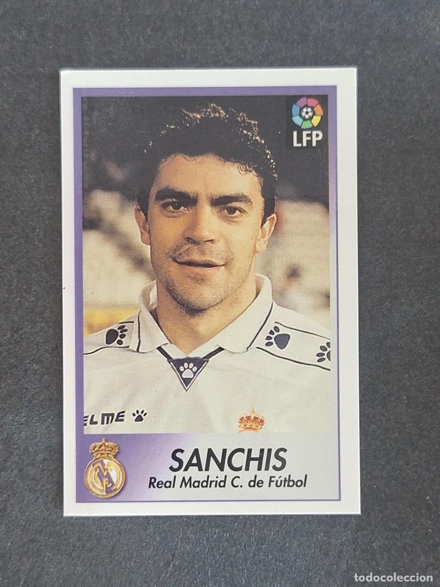 Cromos de f&uacute;tbol: L1 SANCHIS REAL MADRID 161 BOLLYCAO FUTBOL LIGA 1996 1997 96 97 NUNCA PEGADO SIN PEGAR