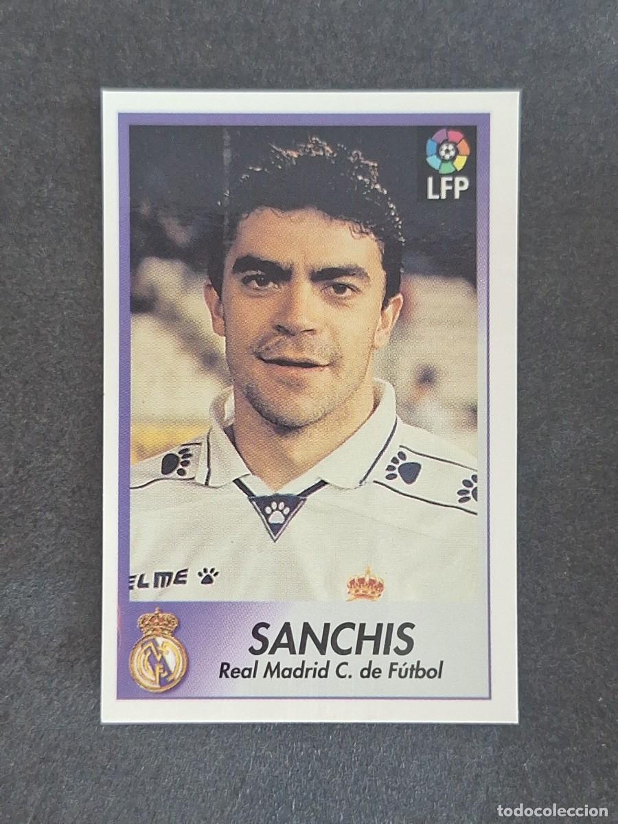 Cromos de f&uacute;tbol: L1 SANCHIS REAL MADRID 161 BOLLYCAO FUTBOL LIGA 1996 1997 96 97 NUNCA PEGADO SIN PEGAR