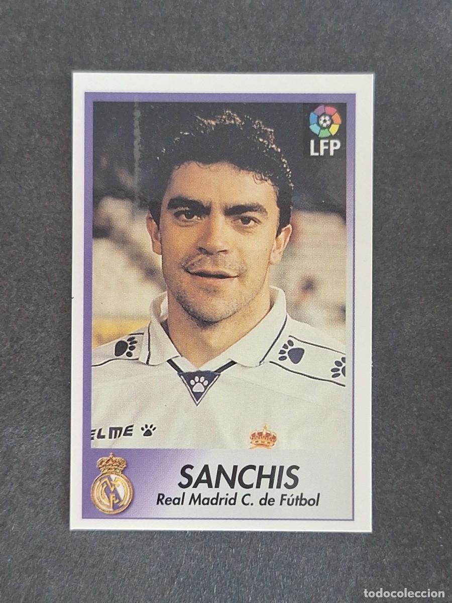 Cromos de f&uacute;tbol: L1 SANCHIS REAL MADRID 161 BOLLYCAO FUTBOL LIGA 1996 1997 96 97 NUNCA PEGADO SIN PEGAR