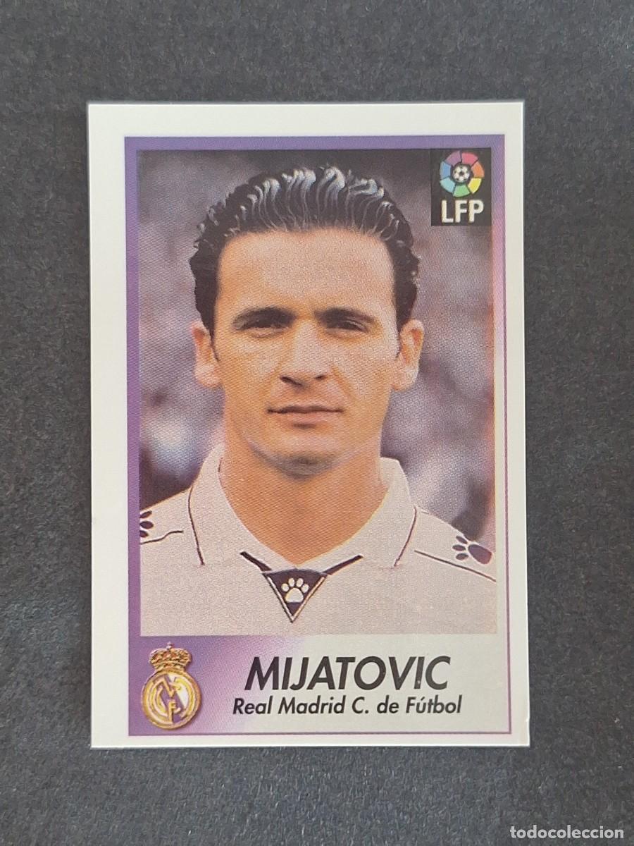 Cromos de f&uacute;tbol: L1 MIJATOVIC REAL MADRID 168 BOLLYCAO FUTBOL LIGA 1996 1997 96 97 NUNCA PEGADO SIN PEGAR