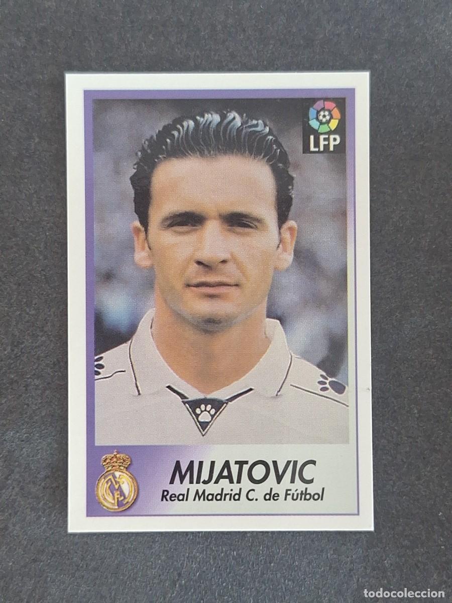 Cromos de f&uacute;tbol: L1 MIJATOVIC REAL MADRID 168 BOLLYCAO FUTBOL LIGA 1996 1997 96 97 NUNCA PEGADO SIN PEGAR