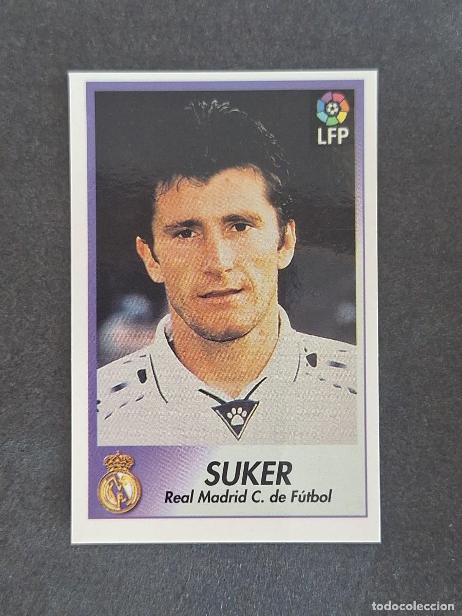 Cromos de f&uacute;tbol: L1 SUKER REAL MADRID 169 BOLLYCAO FUTBOL LIGA 1996 1997 96 97 NUNCA PEGADO SIN PEGAR