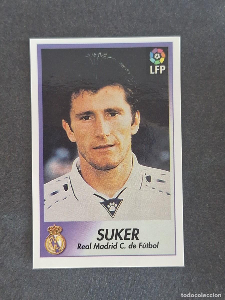 Cromos de f&uacute;tbol: L1 SUKER REAL MADRID 169 BOLLYCAO FUTBOL LIGA 1996 1997 96 97 NUNCA PEGADO SIN PEGAR