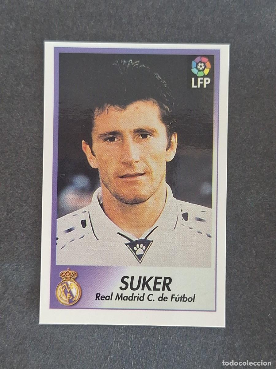 Cromos de f&uacute;tbol: L1 SUKER REAL MADRID 169 BOLLYCAO FUTBOL LIGA 1996 1997 96 97 NUNCA PEGADO SIN PEGAR
