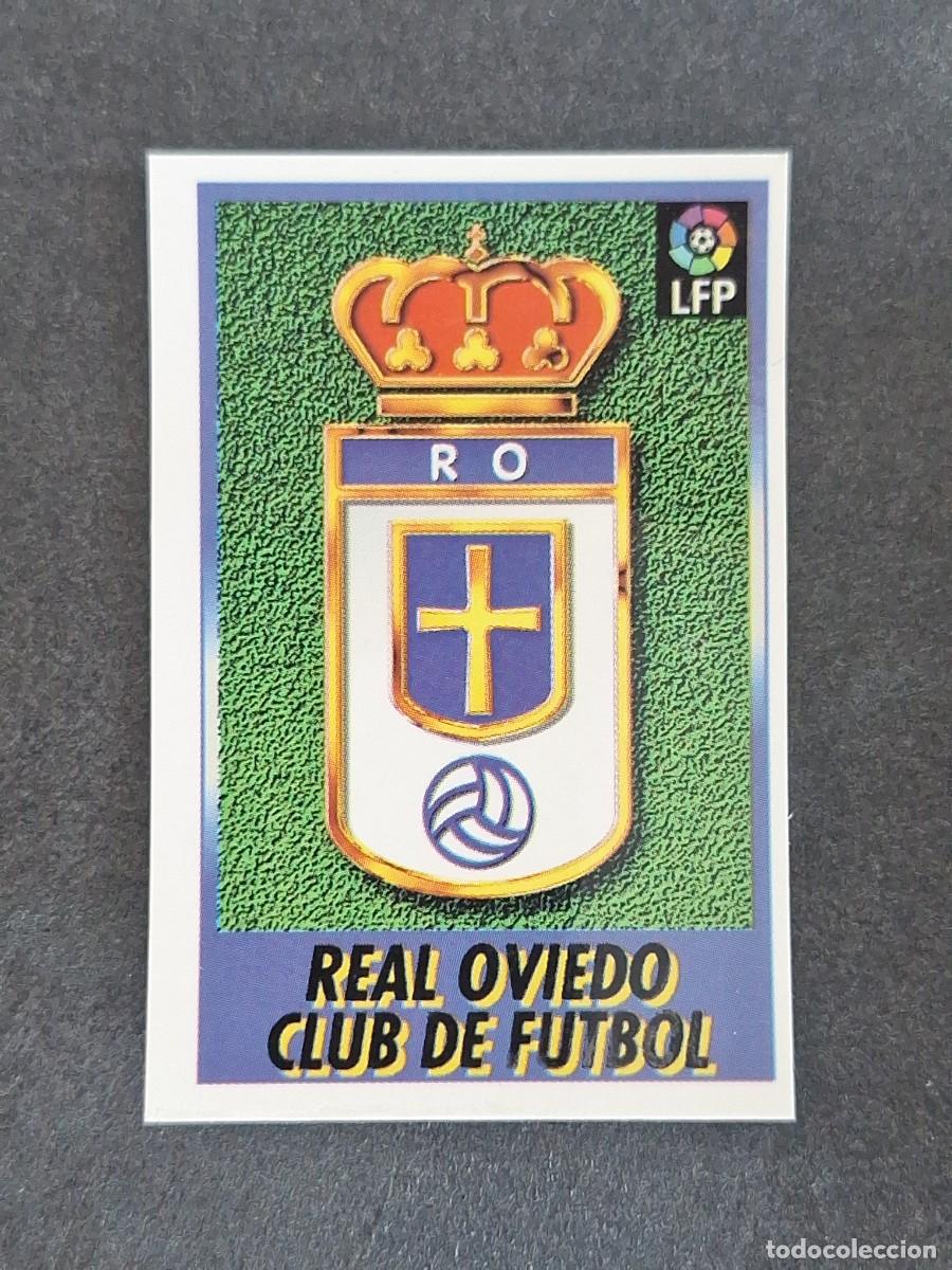Cromos de f&uacute;tbol: L1 ESCUDO REAL OVIEDO 170 BOLLYCAO FUTBOL LIGA 1996 1997 96 97 NUNCA PEGADO SIN PEGAR