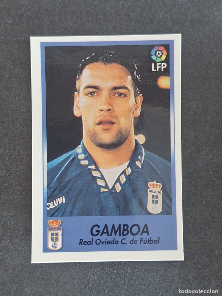 Cromos de f&uacute;tbol: L1 GAMBOA REAL OVIEDO 172 BOLLYCAO FUTBOL LIGA 1996 1997 96 97 NUNCA PEGADO SIN PEGAR