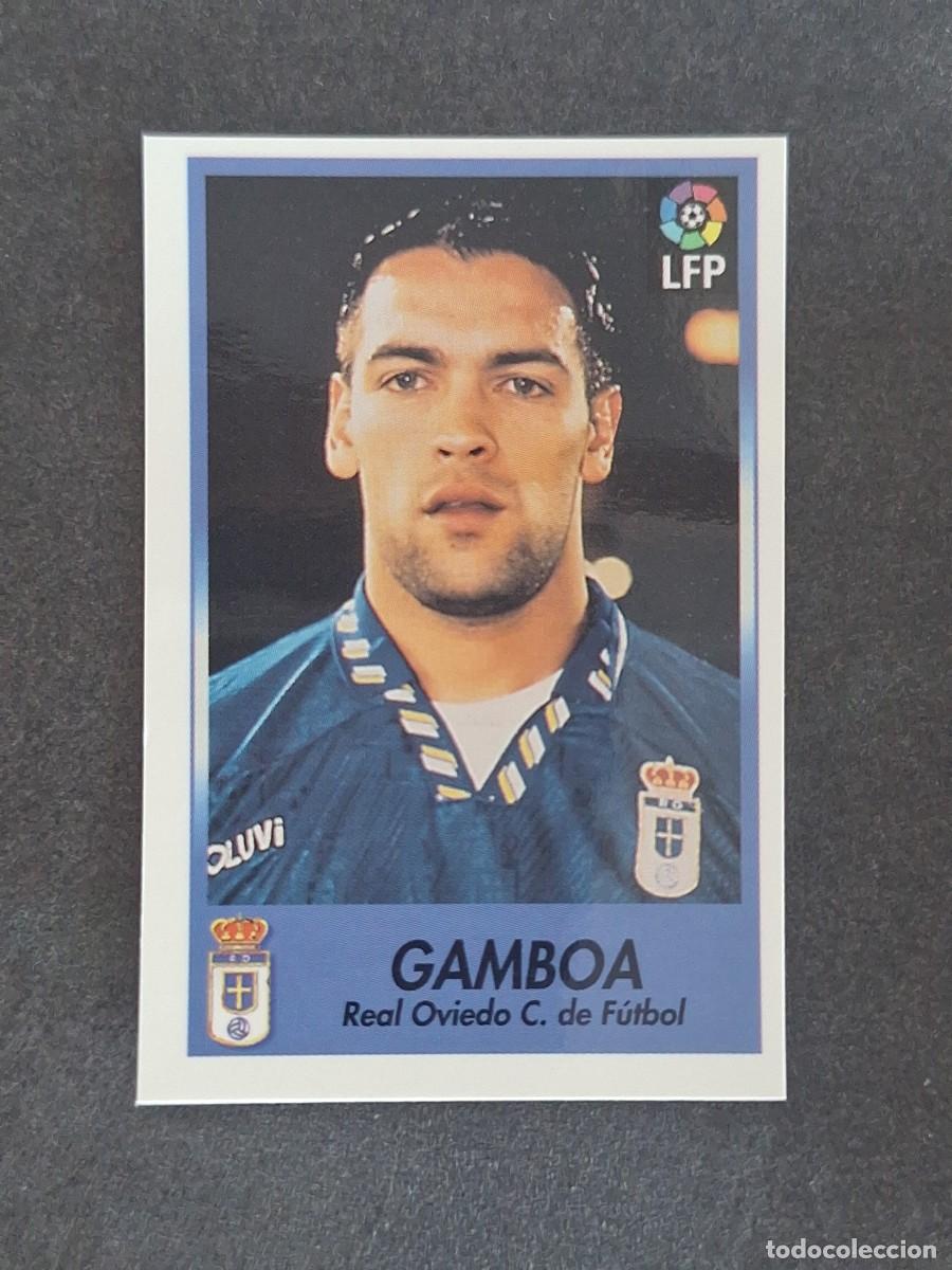 Cromos de f&uacute;tbol: L1 GAMBOA REAL OVIEDO 172 BOLLYCAO FUTBOL LIGA 1996 1997 96 97 NUNCA PEGADO SIN PEGAR