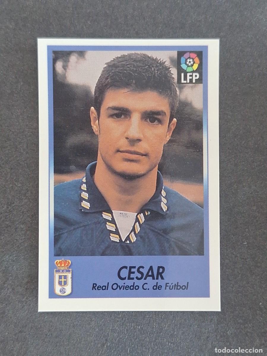 Cromos de f&uacute;tbol: L1 CESAR REAL OVIEDO 174 BOLLYCAO FUTBOL LIGA 1996 1997 96 97 NUNCA PEGADO SIN PEGAR