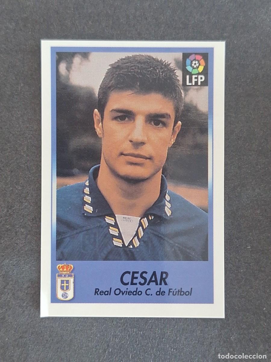 Cromos de f&uacute;tbol: L1 CESAR REAL OVIEDO 174 BOLLYCAO FUTBOL LIGA 1996 1997 96 97 NUNCA PEGADO SIN PEGAR
