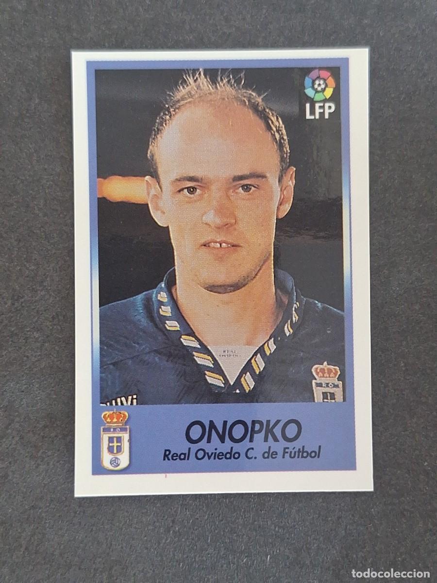 Cromos de f&uacute;tbol: L1 ONOPKO REAL OVIEDO 175 BOLLYCAO FUTBOL LIGA 1996 1997 96 97 NUNCA PEGADO SIN PEGAR