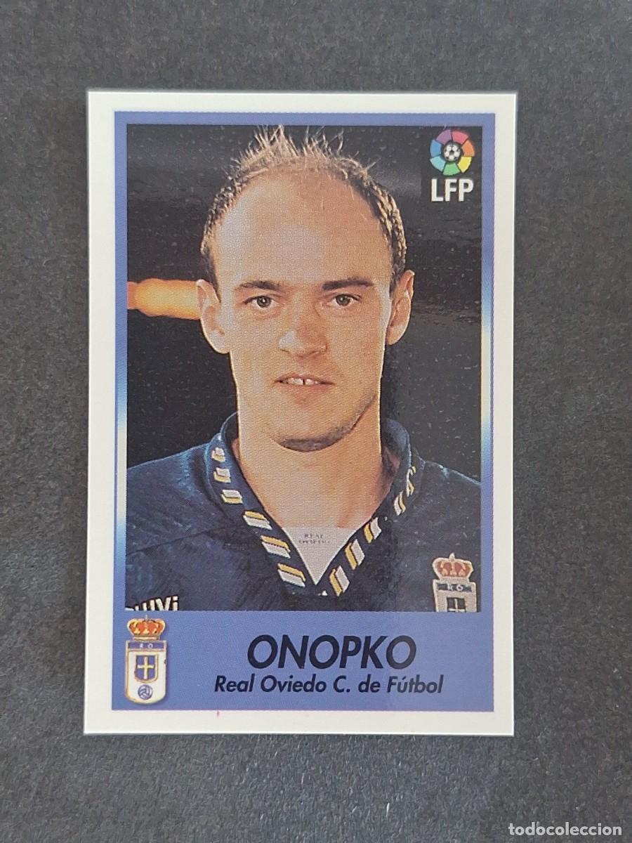 Cromos de f&uacute;tbol: L1 ONOPKO REAL OVIEDO 175 BOLLYCAO FUTBOL LIGA 1996 1997 96 97 NUNCA PEGADO SIN PEGAR