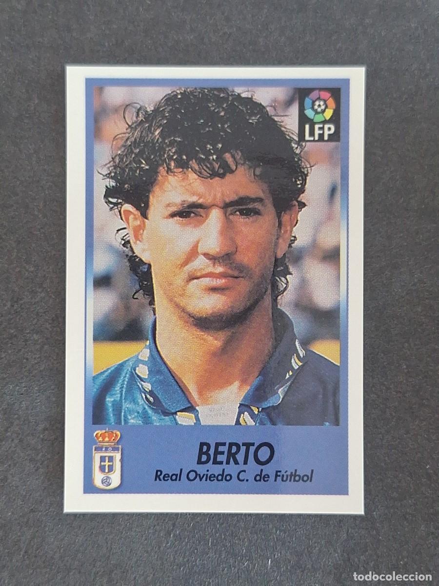 Cromos de f&uacute;tbol: L1 BERTO REAL OVIEDO 176 BOLLYCAO FUTBOL LIGA 1996 1997 96 97 NUNCA PEGADO SIN PEGAR
