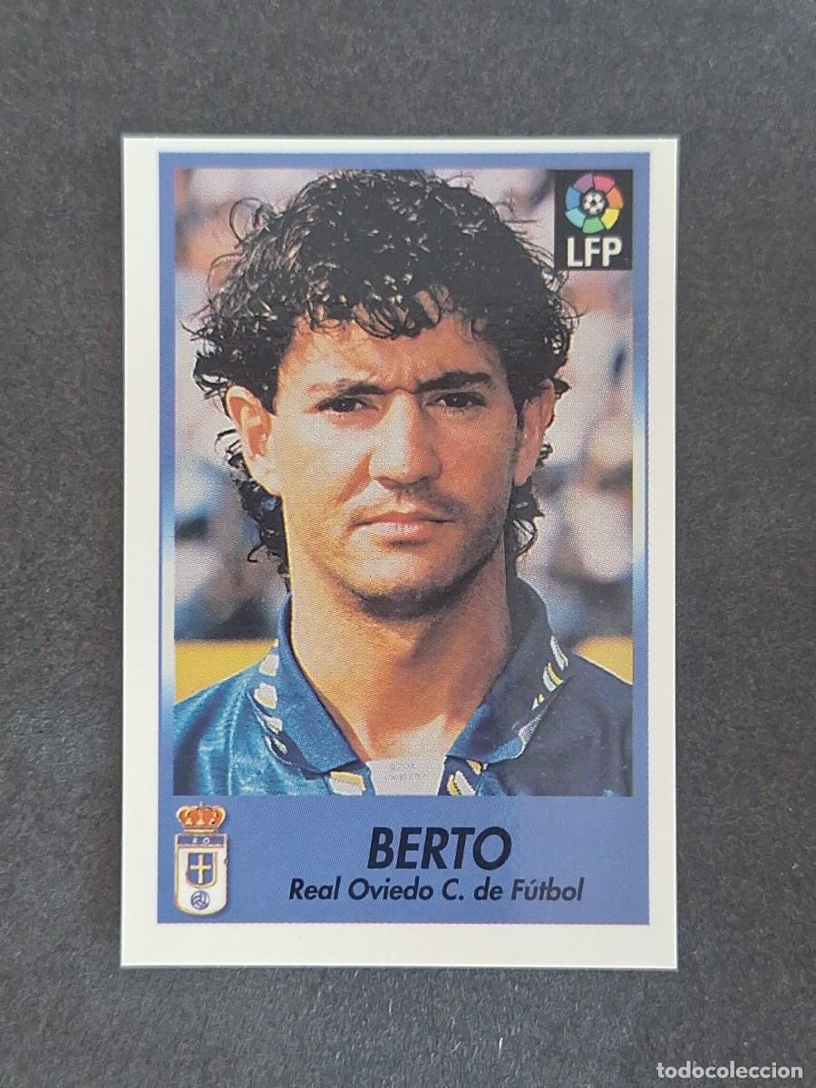 Cromos de f&uacute;tbol: L1 BERTO REAL OVIEDO 176 BOLLYCAO FUTBOL LIGA 1996 1997 96 97 NUNCA PEGADO SIN PEGAR