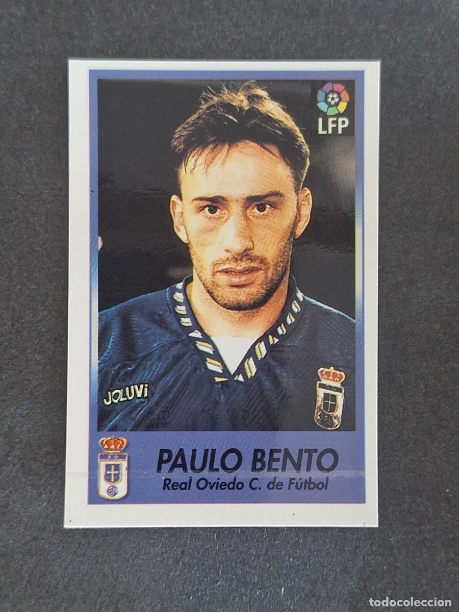 Cromos de f&uacute;tbol: L1 PAULO BENTO REAL OVIEDO 178 BOLLYCAO FUTBOL LIGA 1996 1997 96 97 NUNCA PEGADO SIN PEGAR