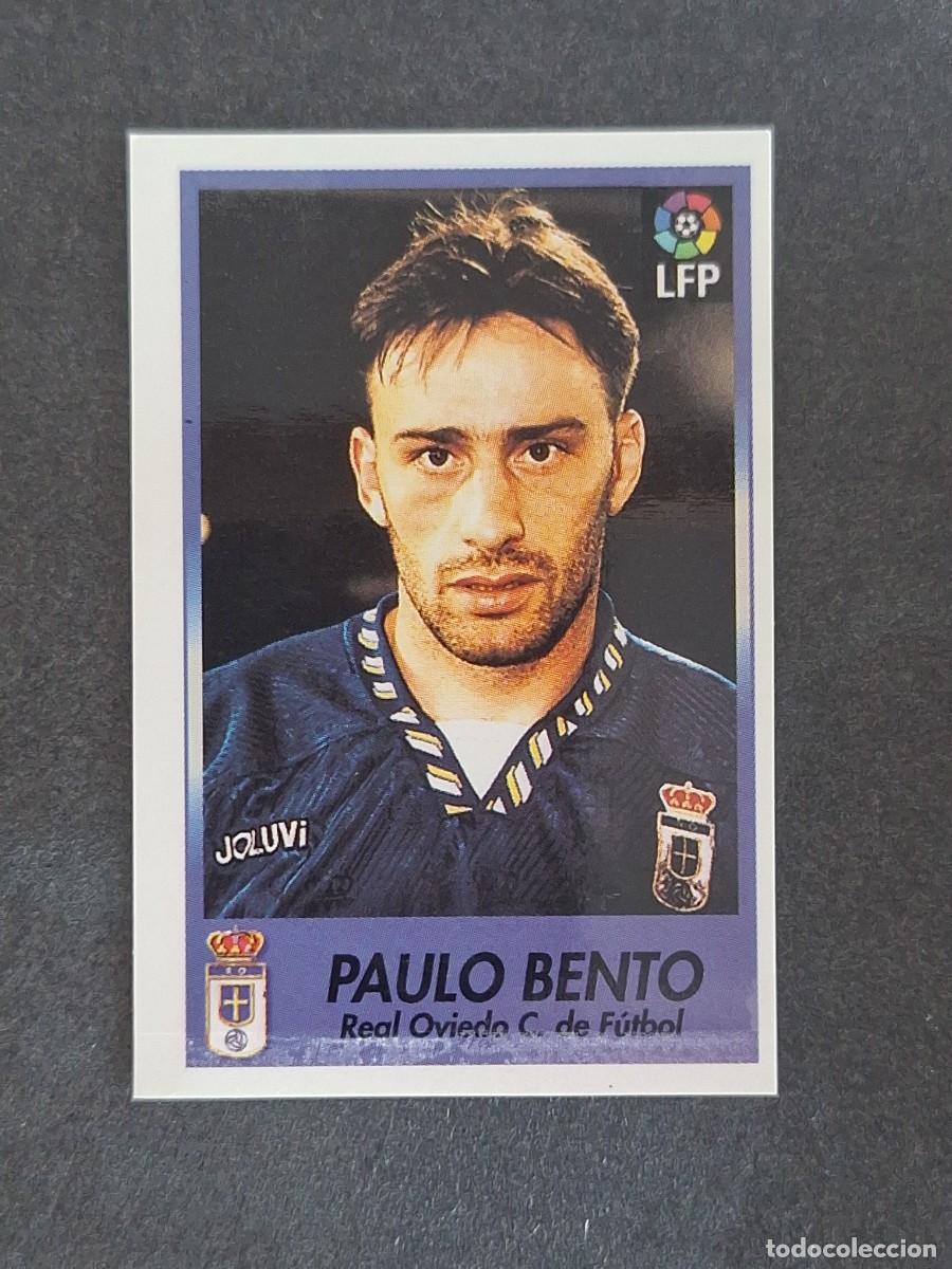 Cromos de f&uacute;tbol: L1 PAULO BENTO REAL OVIEDO 178 BOLLYCAO FUTBOL LIGA 1996 1997 96 97 NUNCA PEGADO SIN PEGAR