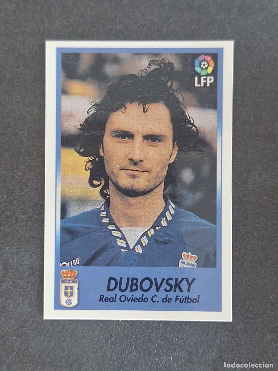 Cromos de f&uacute;tbol: L1 DUBOVSKY REAL OVIEDO 180 BOLLYCAO FUTBOL LIGA 1996 1997 96 97 NUNCA PEGADO SIN PEGAR