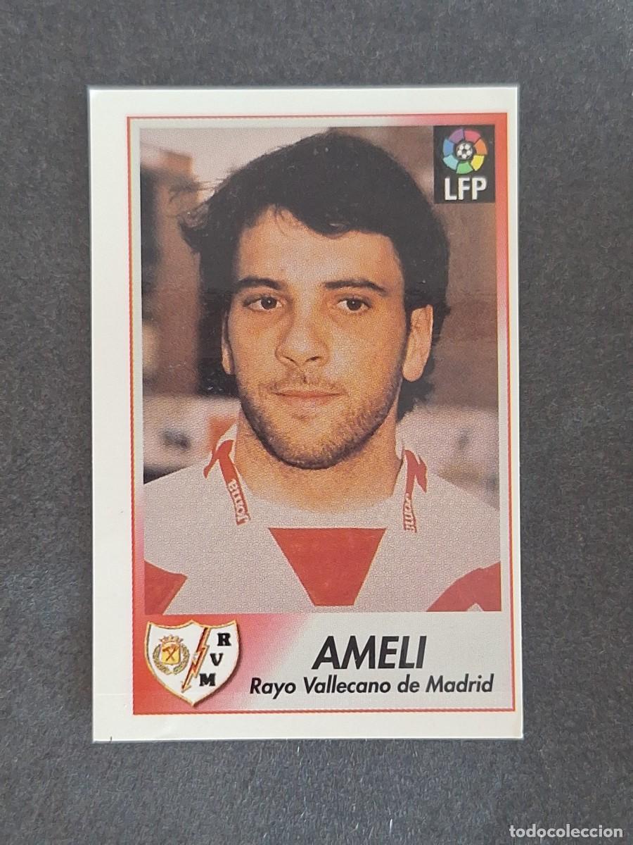 Cromos de f&uacute;tbol: L1 AMELI RAYO VALLECANO 186 BOLLYCAO FUTBOL LIGA 1996 1997 96 97 NUNCA PEGADO SIN PEGAR