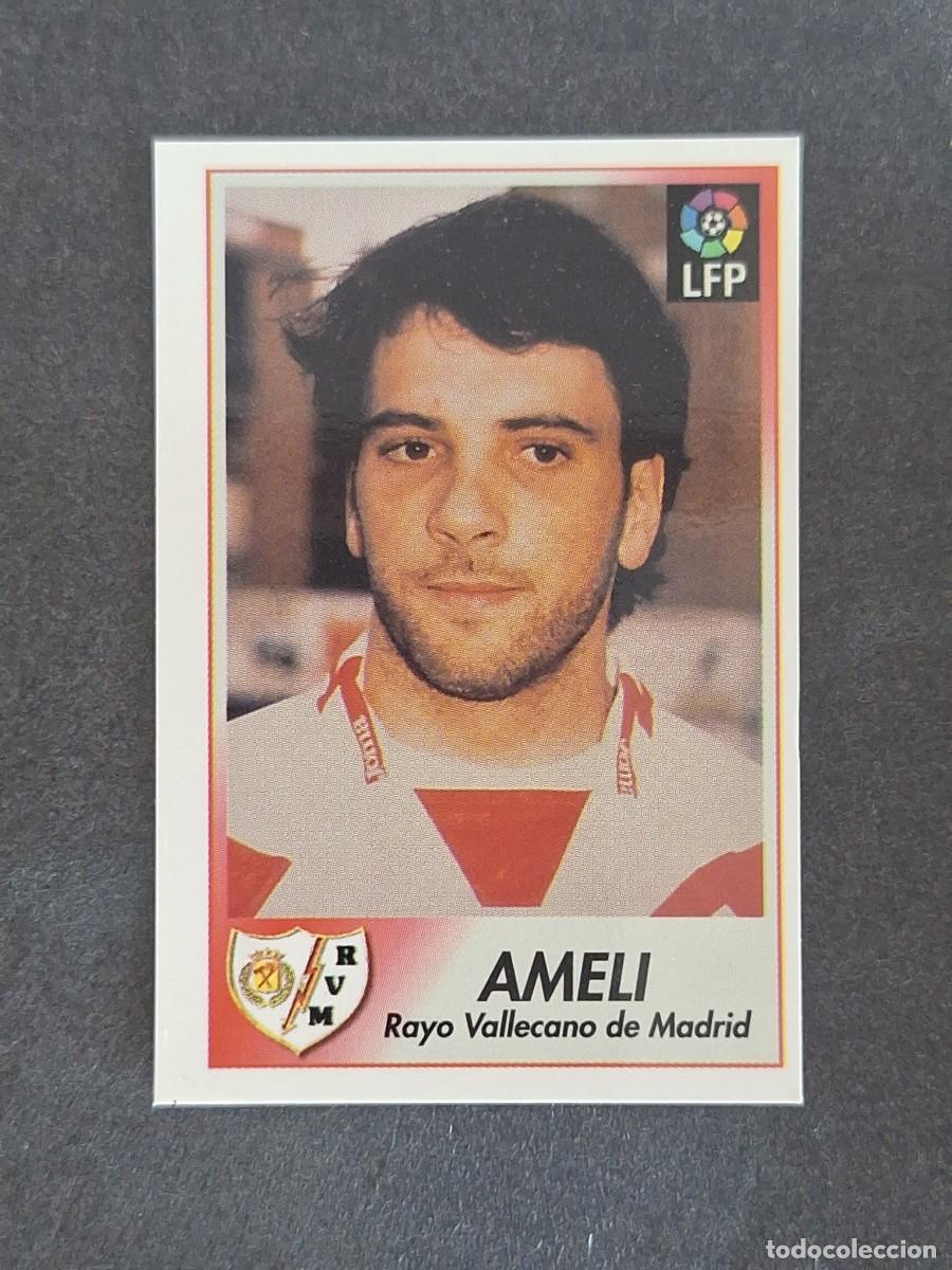 Cromos de f&uacute;tbol: L1 AMELI RAYO VALLECANO 186 BOLLYCAO FUTBOL LIGA 1996 1997 96 97 NUNCA PEGADO SIN PEGAR