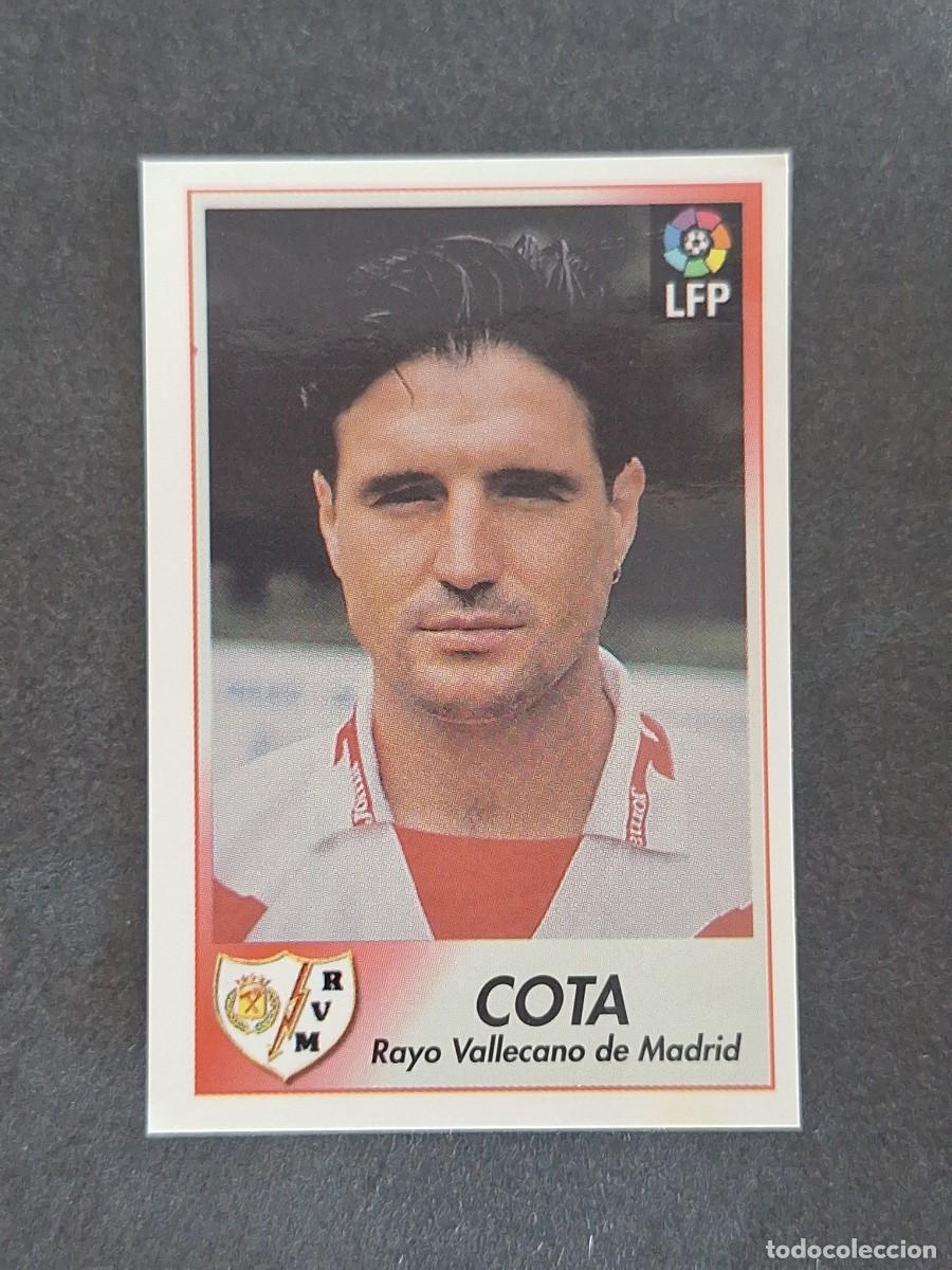 Cromos de f&uacute;tbol: L1 COTA RAYO VALLECANO 187 BOLLYCAO FUTBOL LIGA 1996 1997 96 97 NUNCA PEGADO SIN PEGAR