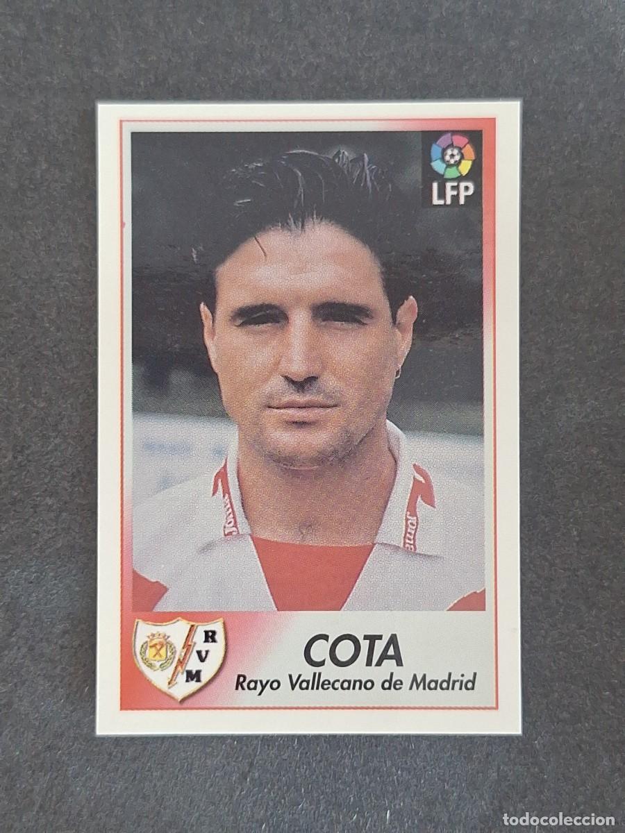 Cromos de f&uacute;tbol: L1 COTA RAYO VALLECANO 187 BOLLYCAO FUTBOL LIGA 1996 1997 96 97 NUNCA PEGADO SIN PEGAR