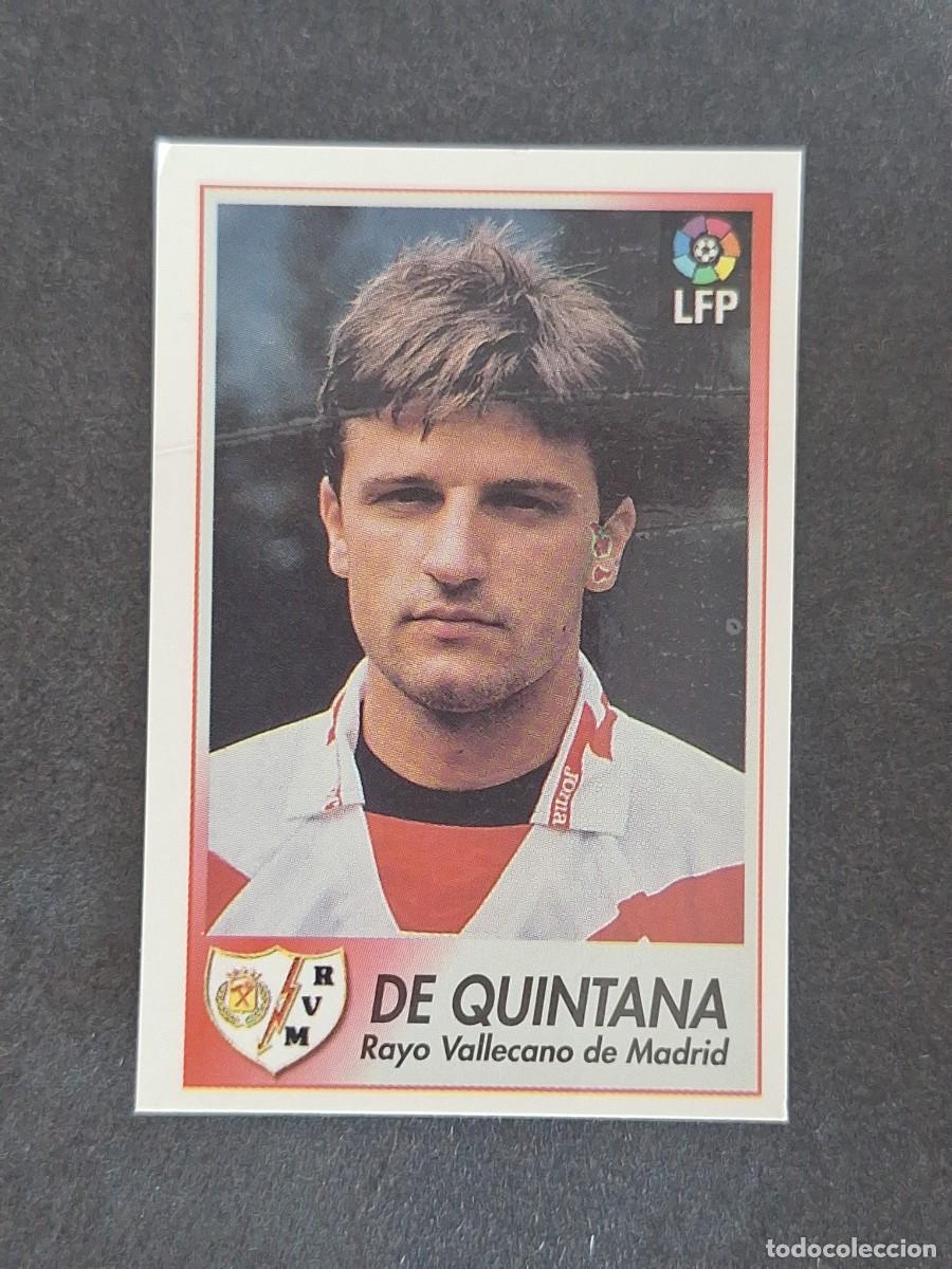 Cromos de f&uacute;tbol: L1 DE QUINTANA RAYO VALLECANO 188 BOLLYCAO FUTBOL LIGA 1996 1997 96 97 NUNCA PEGADO SIN PEGAR