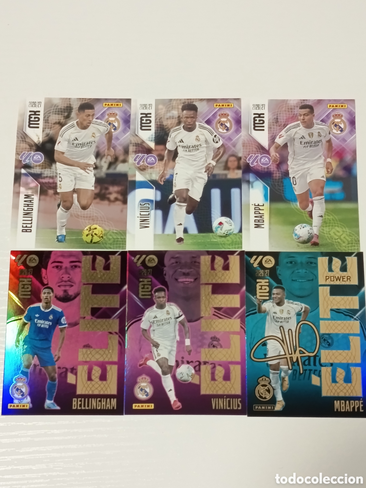 Cromos de f&uacute;tbol: Real Madrid &eacute;lite megacracks