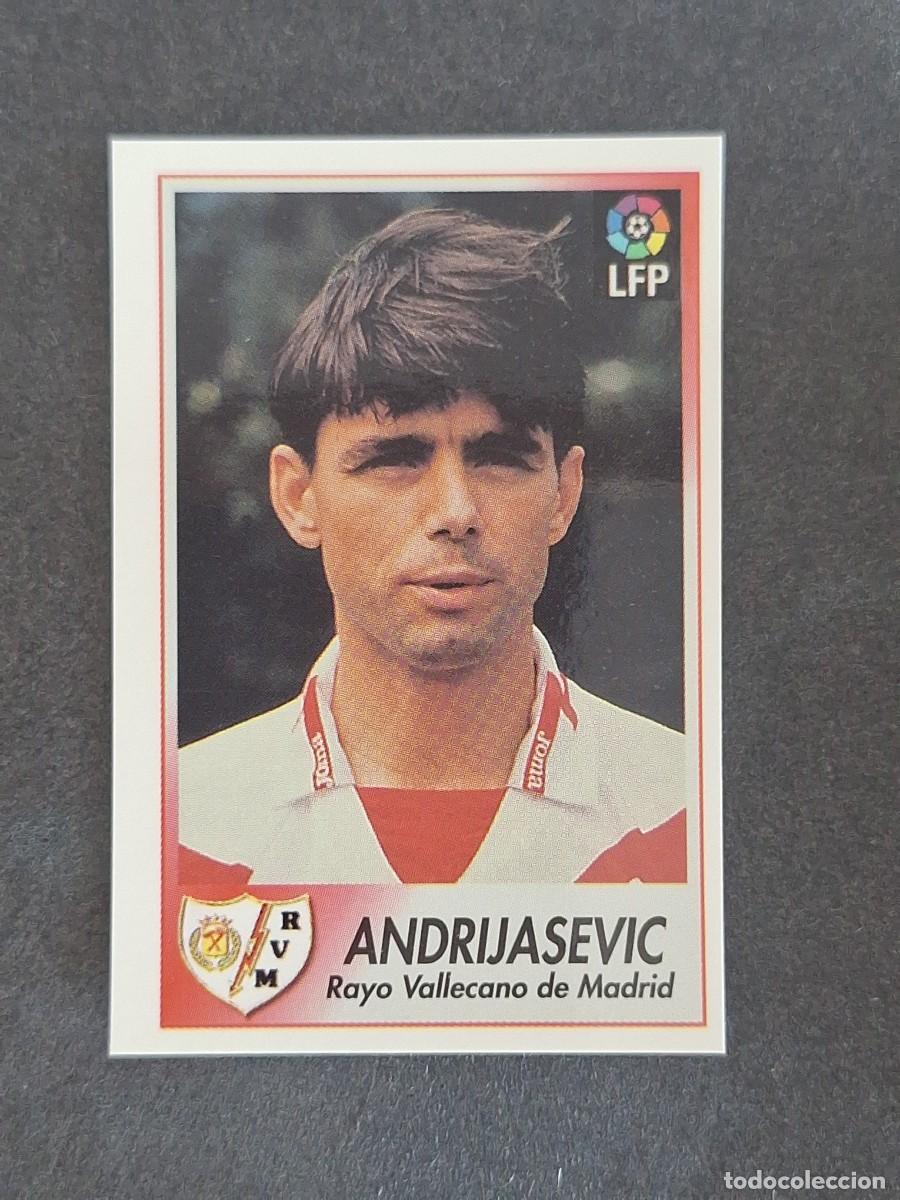 Cromos de f&uacute;tbol: L1 ANDRIJASEVIC RAYO VALLECANO 190 BOLLYCAO FUTBOL LIGA 1996 1997 96 97 NUNCA PEGADO SIN PEGAR