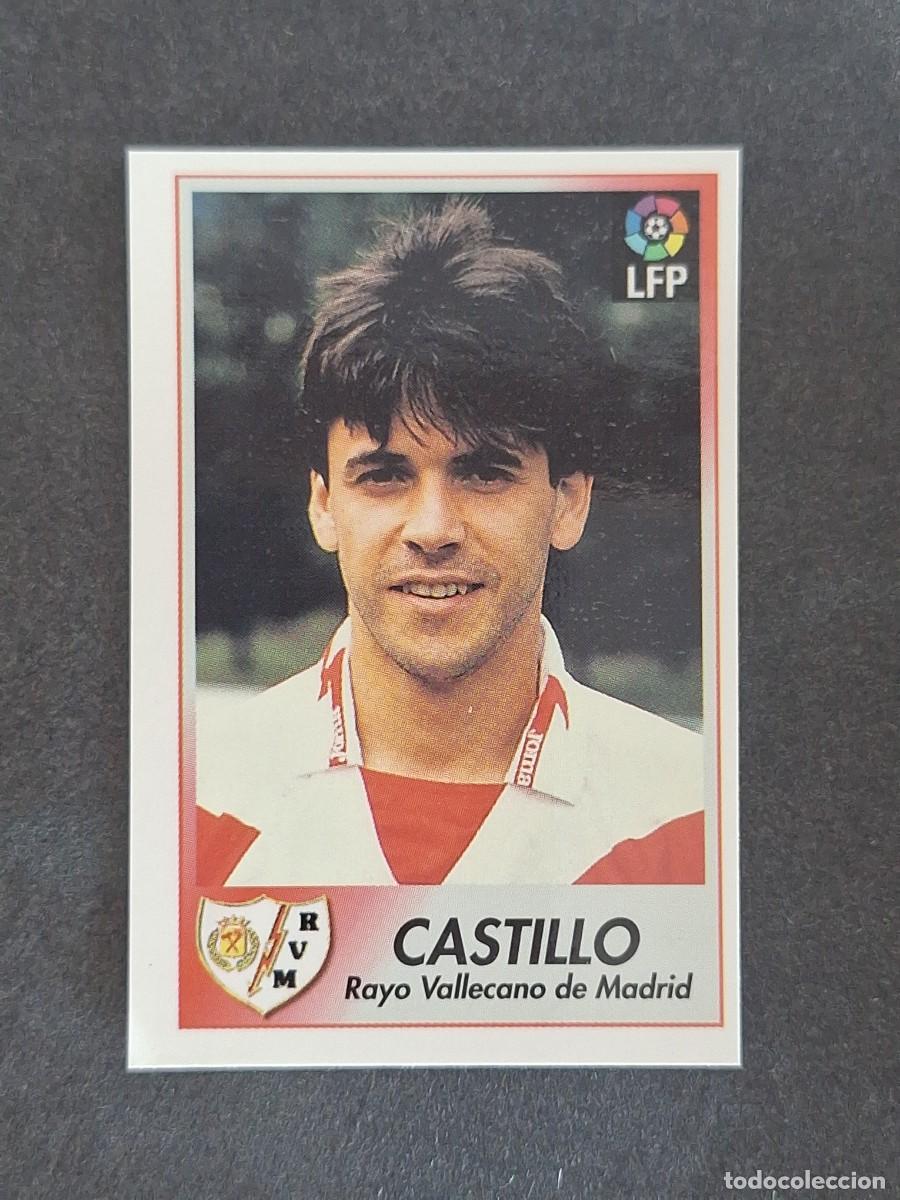 Cromos de f&uacute;tbol: L1 CASTILLO RAYO VALLECANO 191 BOLLYCAO FUTBOL LIGA 1996 1997 96 97 NUNCA PEGADO SIN PEGAR