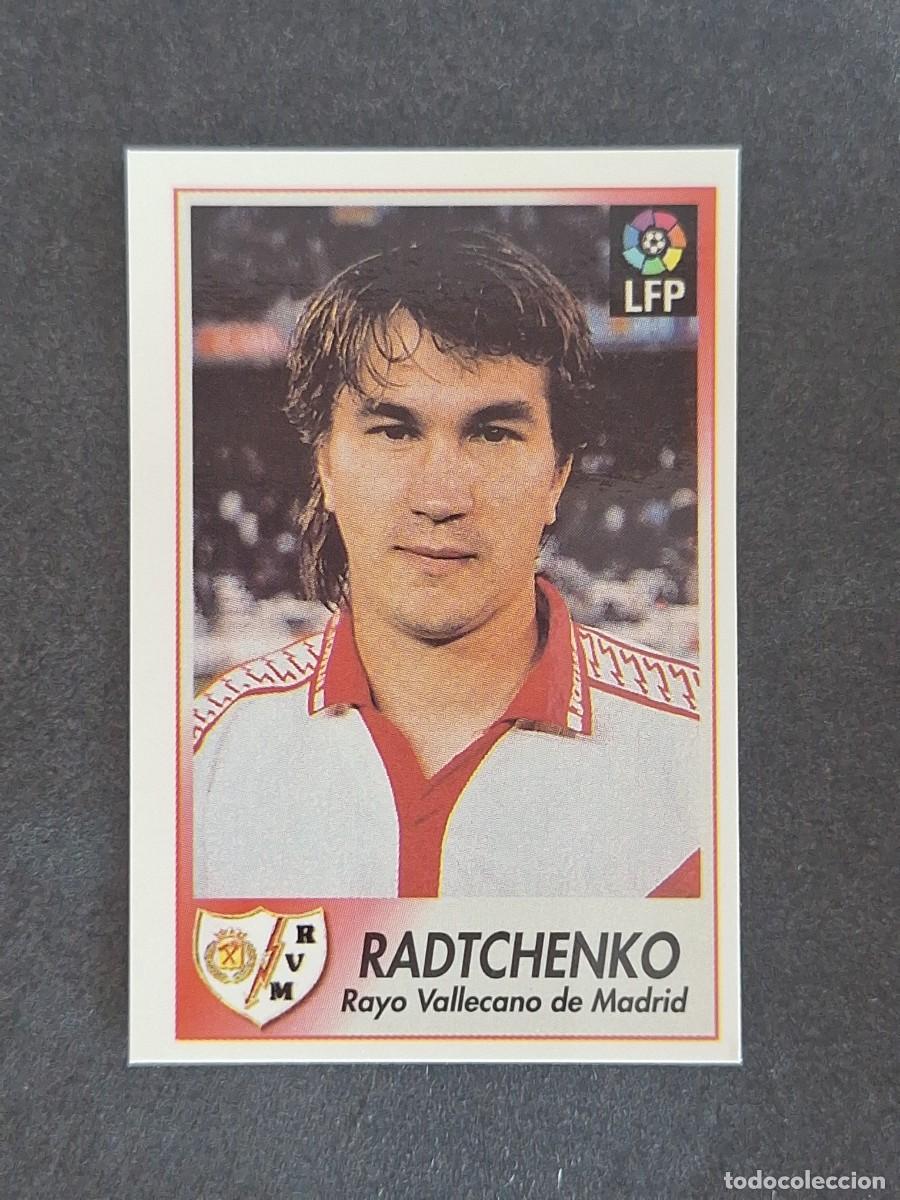 Cromos de f&uacute;tbol: L1 RADTCHENKO RAYO VALLECANO 193 BOLLYCAO FUTBOL LIGA 1996 1997 96 97 NUNCA PEGADO SIN PEGAR